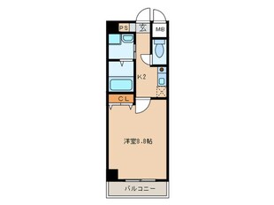 すまいる築山Ⅱの物件間取画像